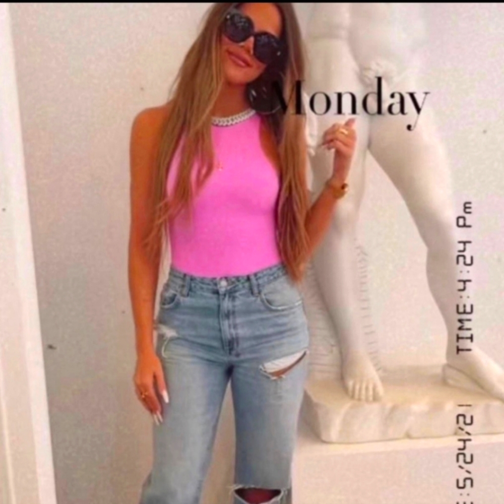 🧚‍♀️💞✨️SKIMS Neon Orchid Bodysuit XS
